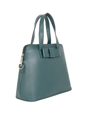 blue leatherette (pu) regular handbag - 17567301 - Standard Image - 5