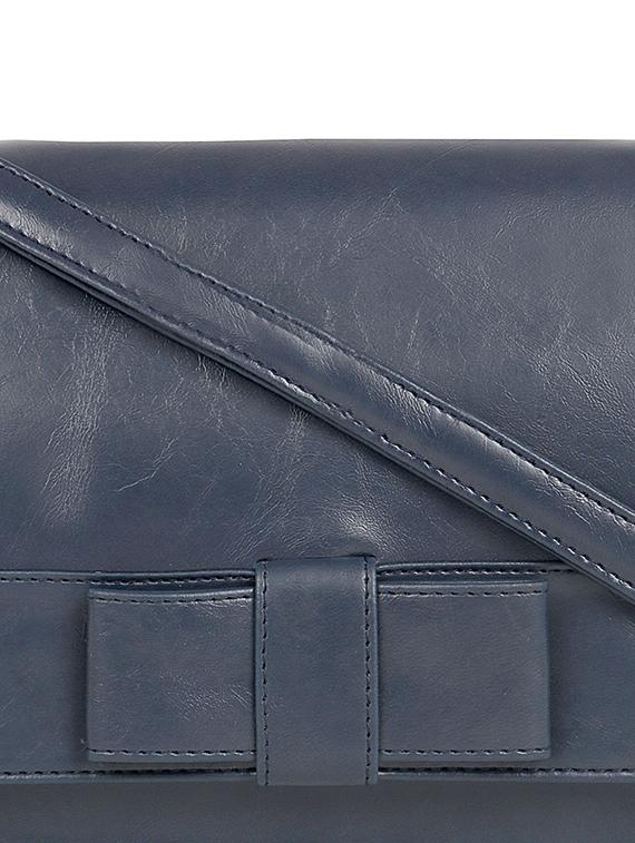 blue leatherette (pu) regular sling bag - 17567321 - Zoom Image - 4