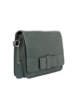 green leatherette (pu) regular sling bag - 17567322 - Standard Image - 5