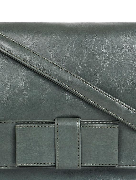 green leatherette (pu) regular sling bag - 17567322 - Zoom Image - 4