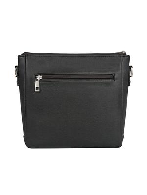 black leatherette (pu) regular sling bag - 17567335 - Standard Image - 2
