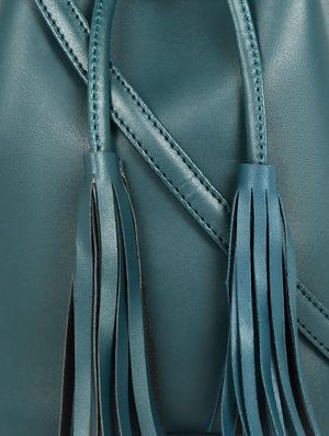 blue leatherette (pu) regular sling bag - 17567339 - Standard Image - 4