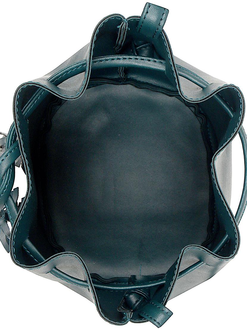 blue leatherette (pu) regular sling bag - 17567339 - Zoom Image - 3