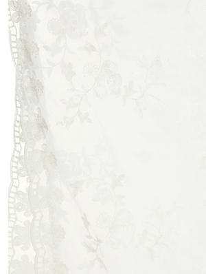 white tissue embroidered dupatta - 17567869 - Standard Image - 2