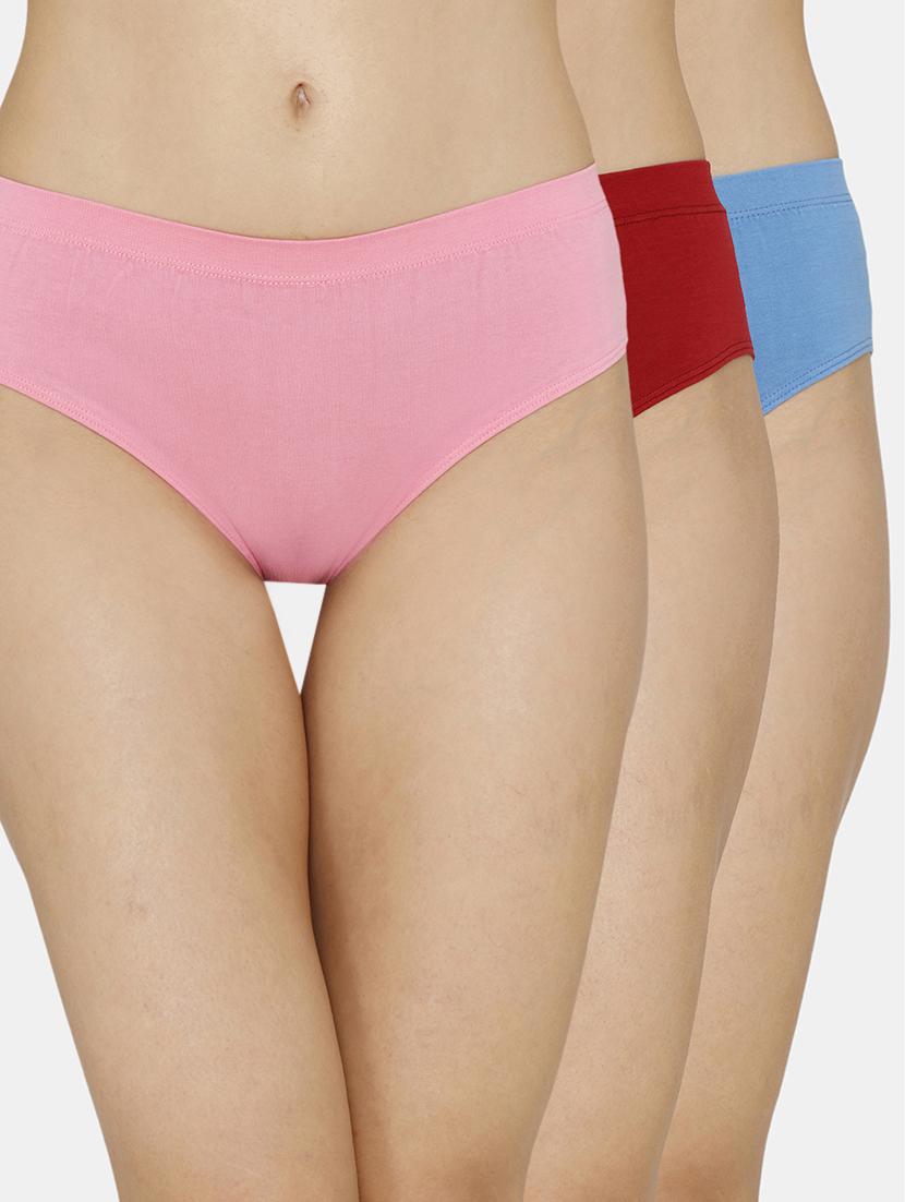 set of 3 solid hipster panty - 17567935 - Zoom Image - 1