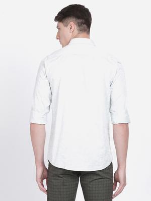 white floral casual shirt - 17568051 - Standard Image - 3