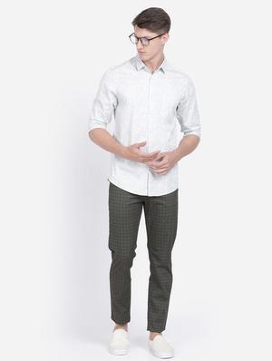 white floral casual shirt - 17568051 - Standard Image - 4