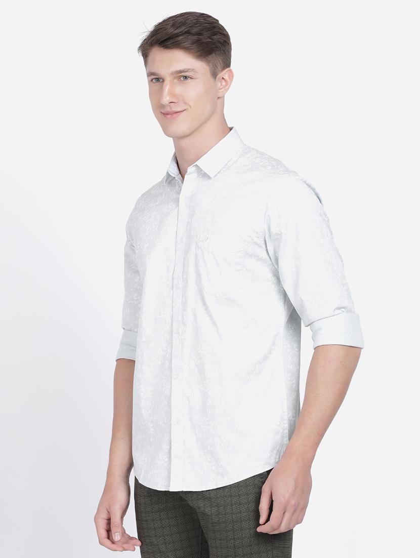 white floral casual shirt - 17568051 - Zoom Image - 2