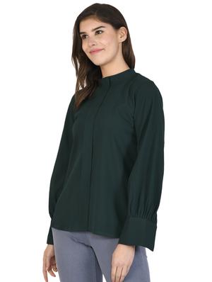 crew neck solid top - 17568112 - Standard Image - 2