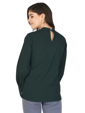 crew neck solid top - 17568112 - Standard Image - 3