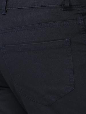 navy blue plain bermuda shorts - 17568120 - Standard Image - 5