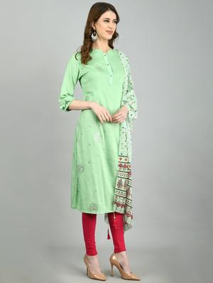 printed straight kurta - 17568168 - Standard Image - 2