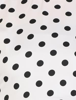 puff sleeves polka dot crop top - 17568198 - Standard Image - 6