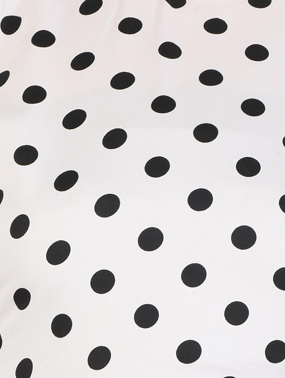 puff sleeves polka dot crop top - 17568198 - Zoom Image - 6