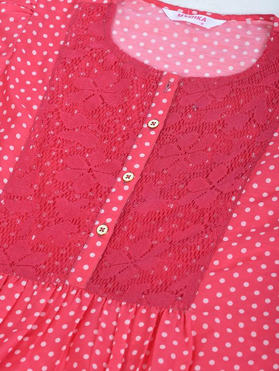 pink polyester regular top - 17568277 - Zoom Image - 4