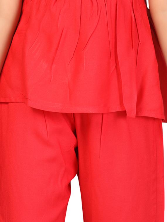 red cotton twin sets - 17568382 - Zoom Image - 4