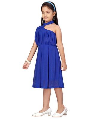 blue net frock - 17568488 - Standard Image - 2