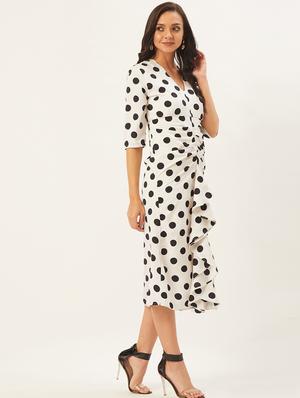 ruffle detail bodycon dress - 17568644 - Standard Image - 2