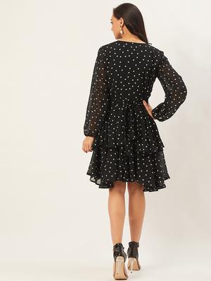 polka dot layered tiered dress - 17568651 - Standard Image - 3