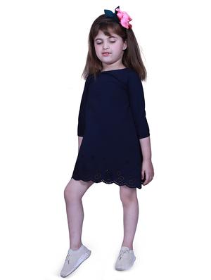 blue solid frock - 17569094 - Standard Image - 4