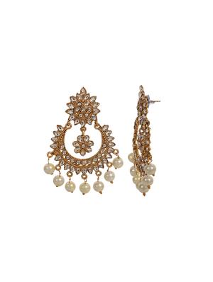 multi colored brass drop earring - 17569154 - Standard Image - 3
