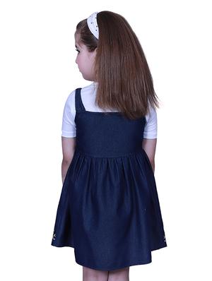 blue denim frock - 17569306 - Standard Image - 3
