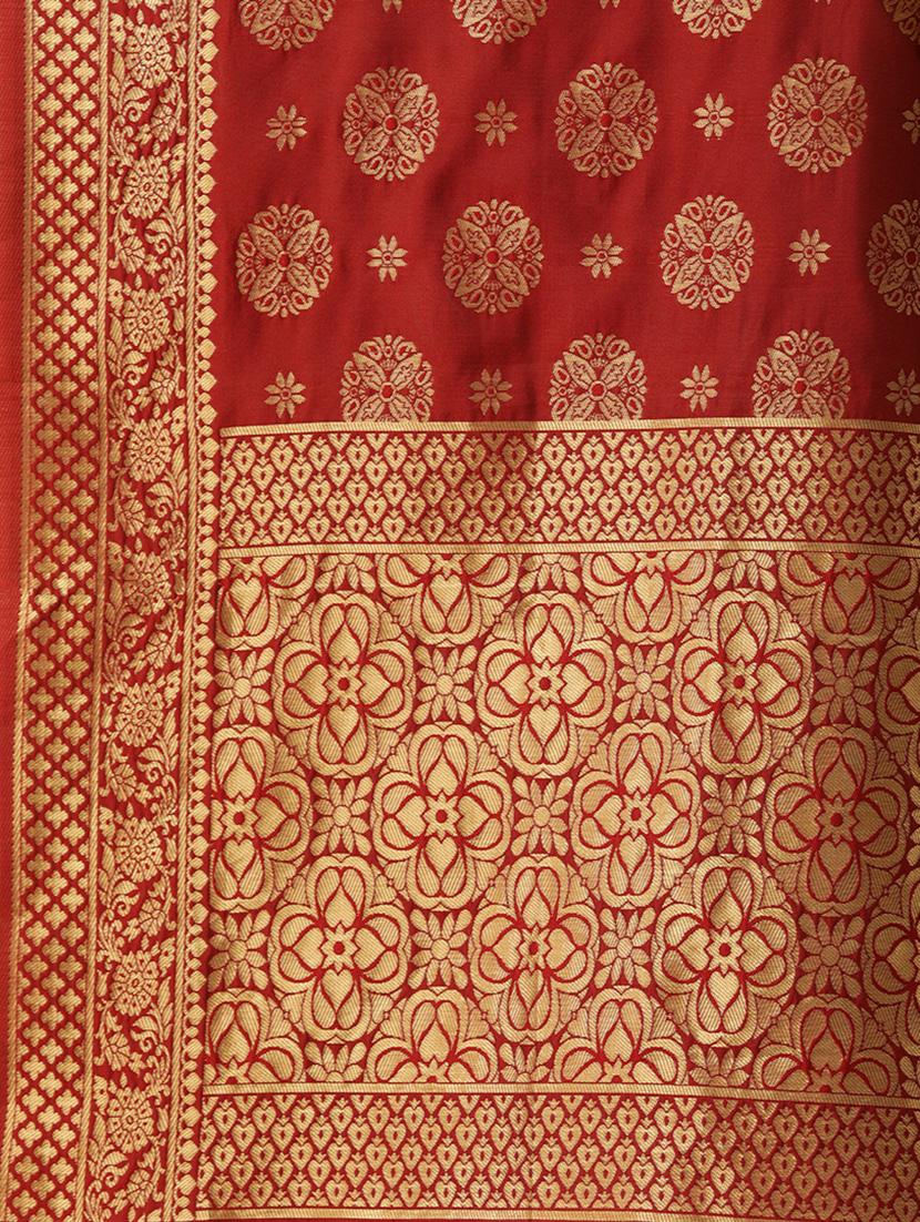 beige silk straight pant suits unstitched suit - 17569520 - Zoom Image - 6