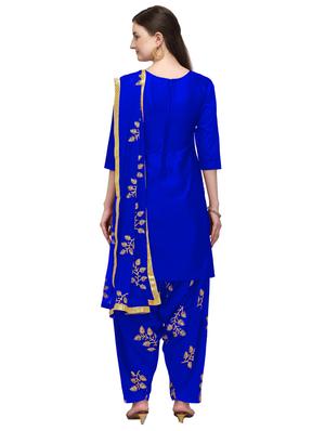 zari work patiyala unstitched suit - 17569548 - Standard Image - 2