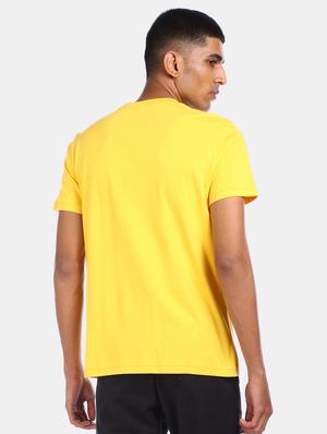 yellow front print t-shirt - 17570011 - Standard Image - 3