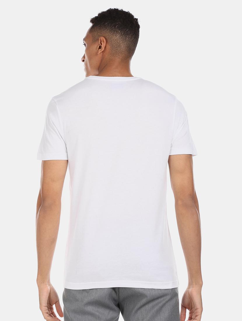 white printed t-shirt - 17570030 - Zoom Image - 2