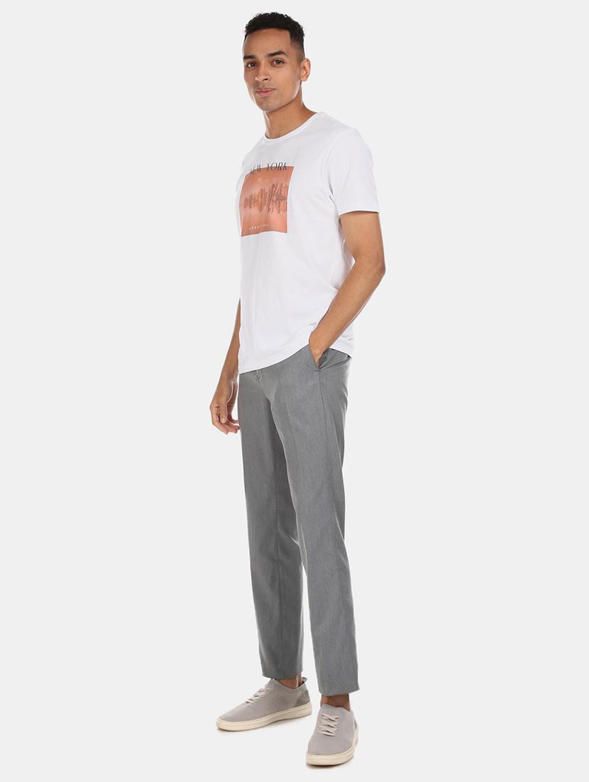 white printed t-shirt - 17570030 - Zoom Image - 4
