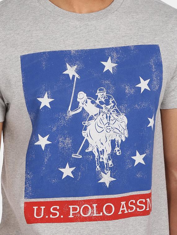 grey printed t-shirt - 17570052 - Zoom Image - 4