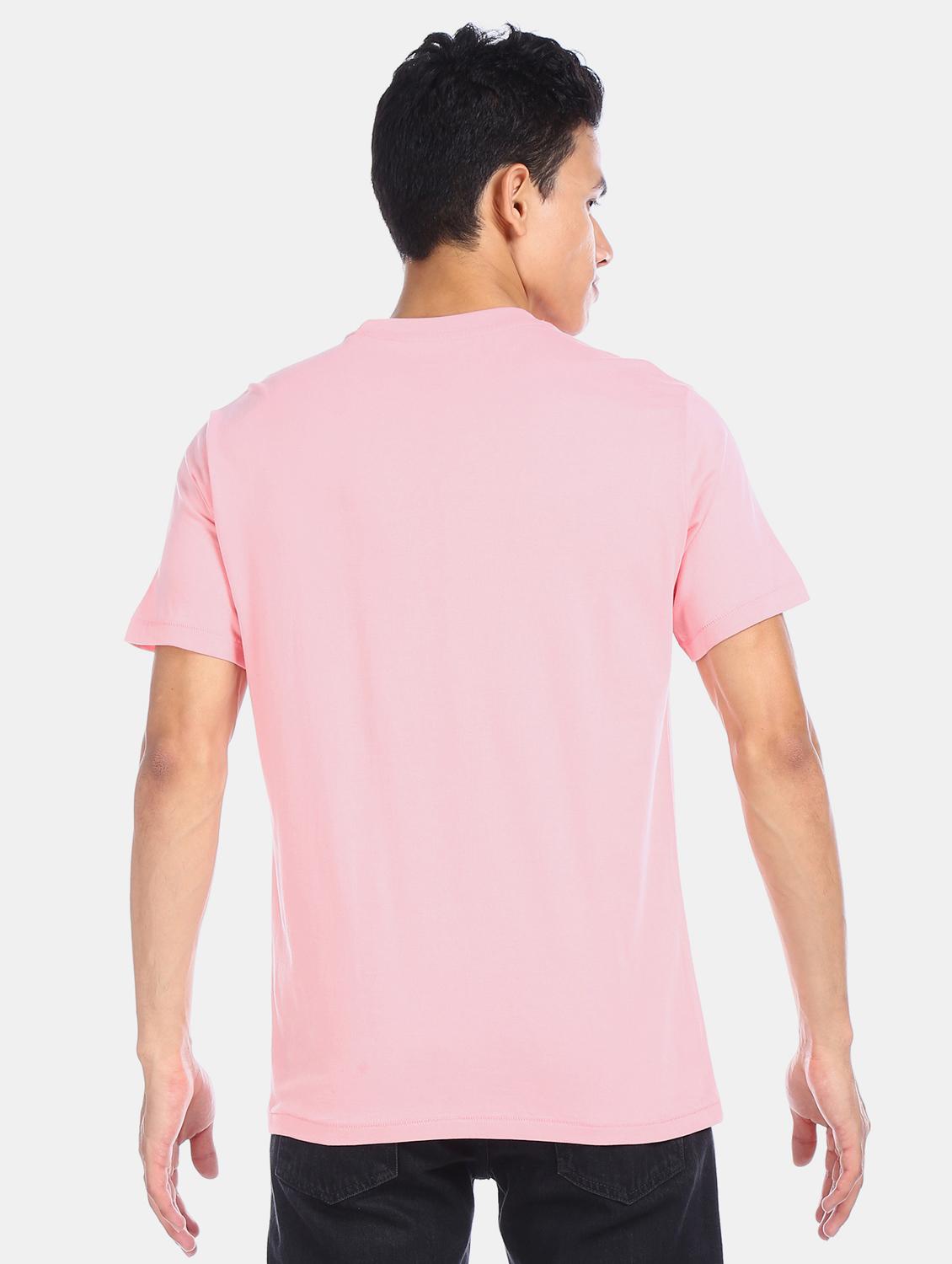 pink front print t-shirt - 17570061 - Zoom Image - 3