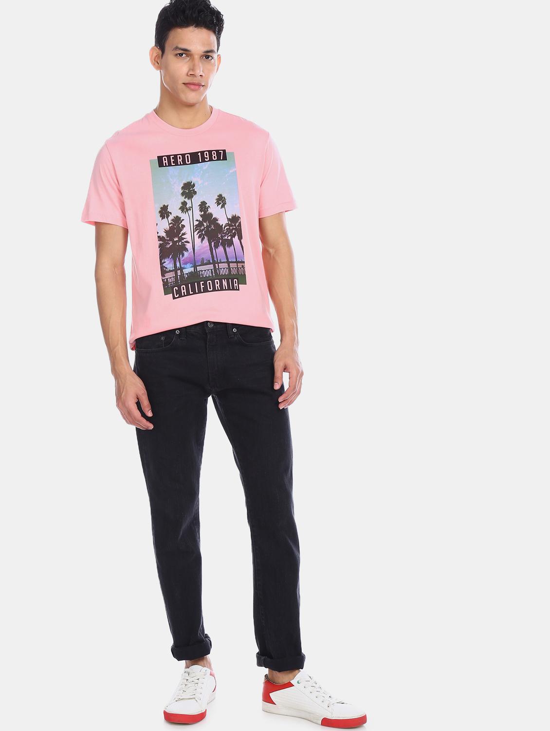 pink front print t-shirt - 17570061 - Zoom Image - 4