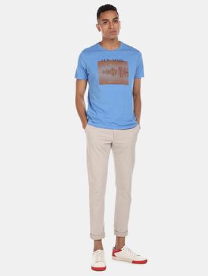 blue printed t-shirt - 17570076 - Standard Image - 4