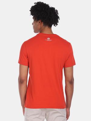 red printed t-shirt - 17570126 - Standard Image - 3