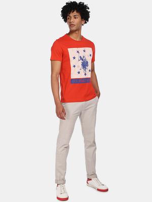 red printed t-shirt - 17570126 - Standard Image - 4