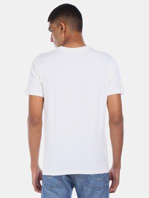 white front print t-shirt - 17570176 - Standard Image - 3