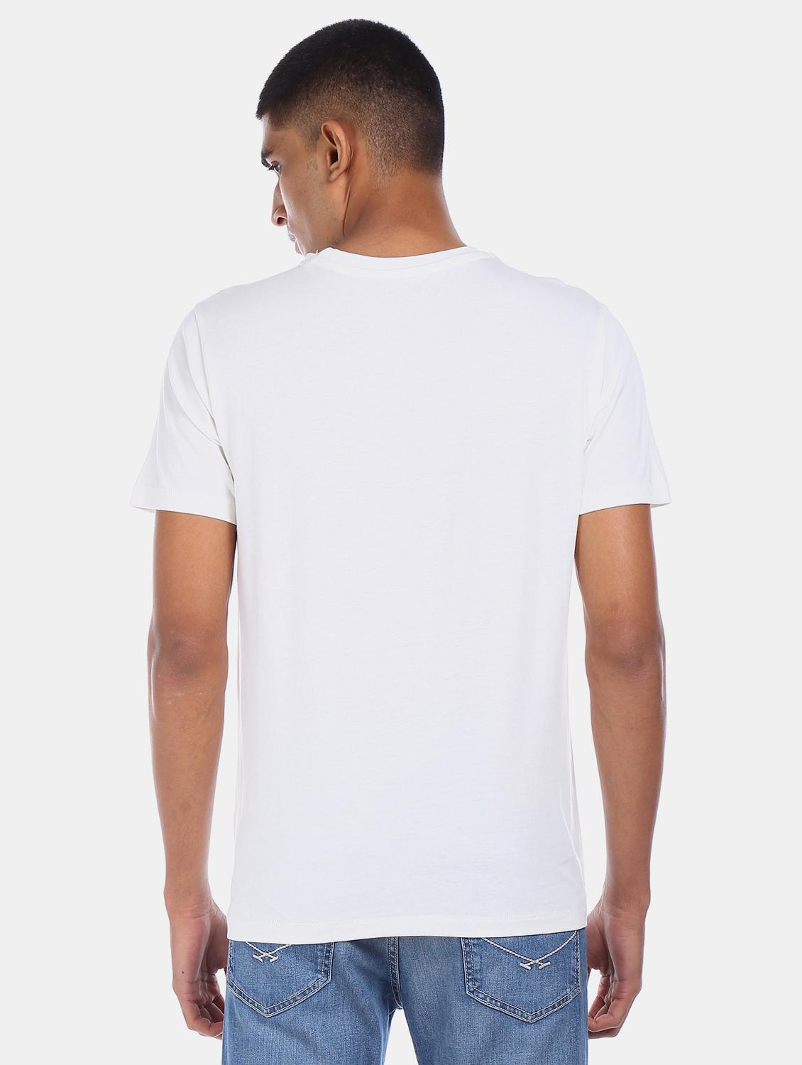 white front print t-shirt - 17570176 - Zoom Image - 3