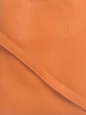 yellow leatherette (pu) regular handbag - 17570296 - Standard Image - 4