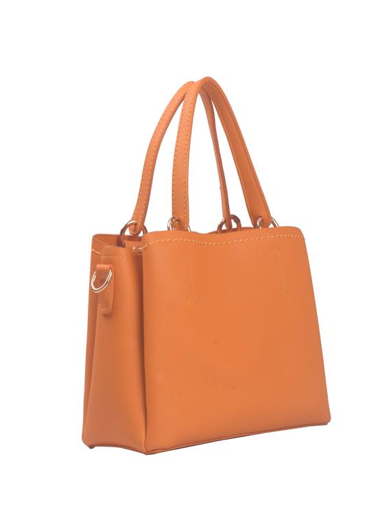 yellow leatherette (pu) regular handbag - 17570296 - Zoom Image - 5