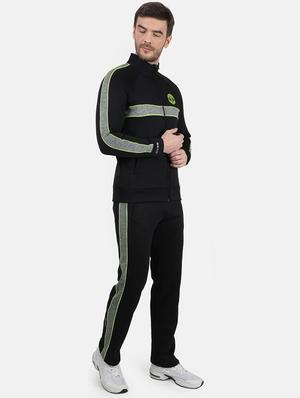 black color block track suit - 17570450 - Standard Image - 2