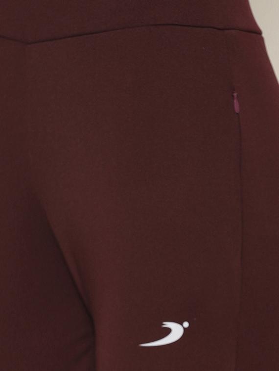 mid rise solid track pant - 17570672 - Zoom Image - 5