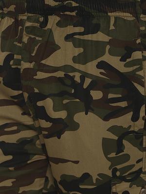 olive green camouflage cargo trouser - 17570681 - Standard Image - 5
