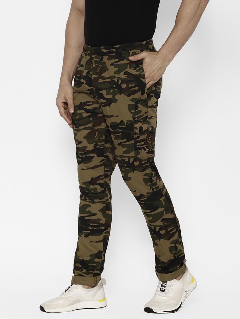 olive green camouflage cargo trouser - 17570681 - Zoom Image - 2