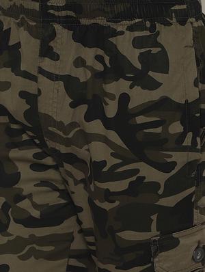 olive green camouflage cargo trouser - 17570682 - Standard Image - 5