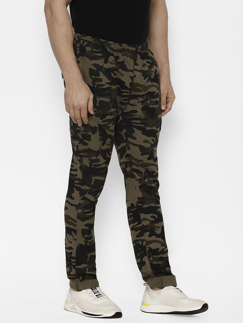 olive green camouflage cargo trouser - 17570682 - Zoom Image - 2