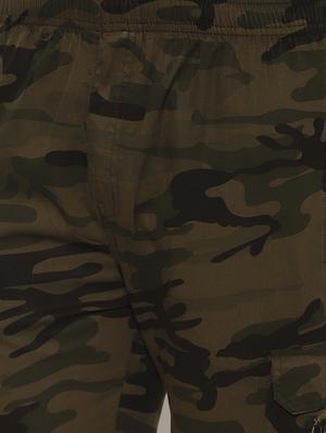 olive green camouflage cargo trouser - 17570683 - Standard Image - 5