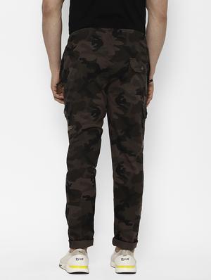 brown camouflage cargo trouser - 17570685 - Standard Image - 3