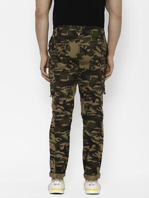 khaki camouflage cargo trouser - 17570686 - Standard Image - 3